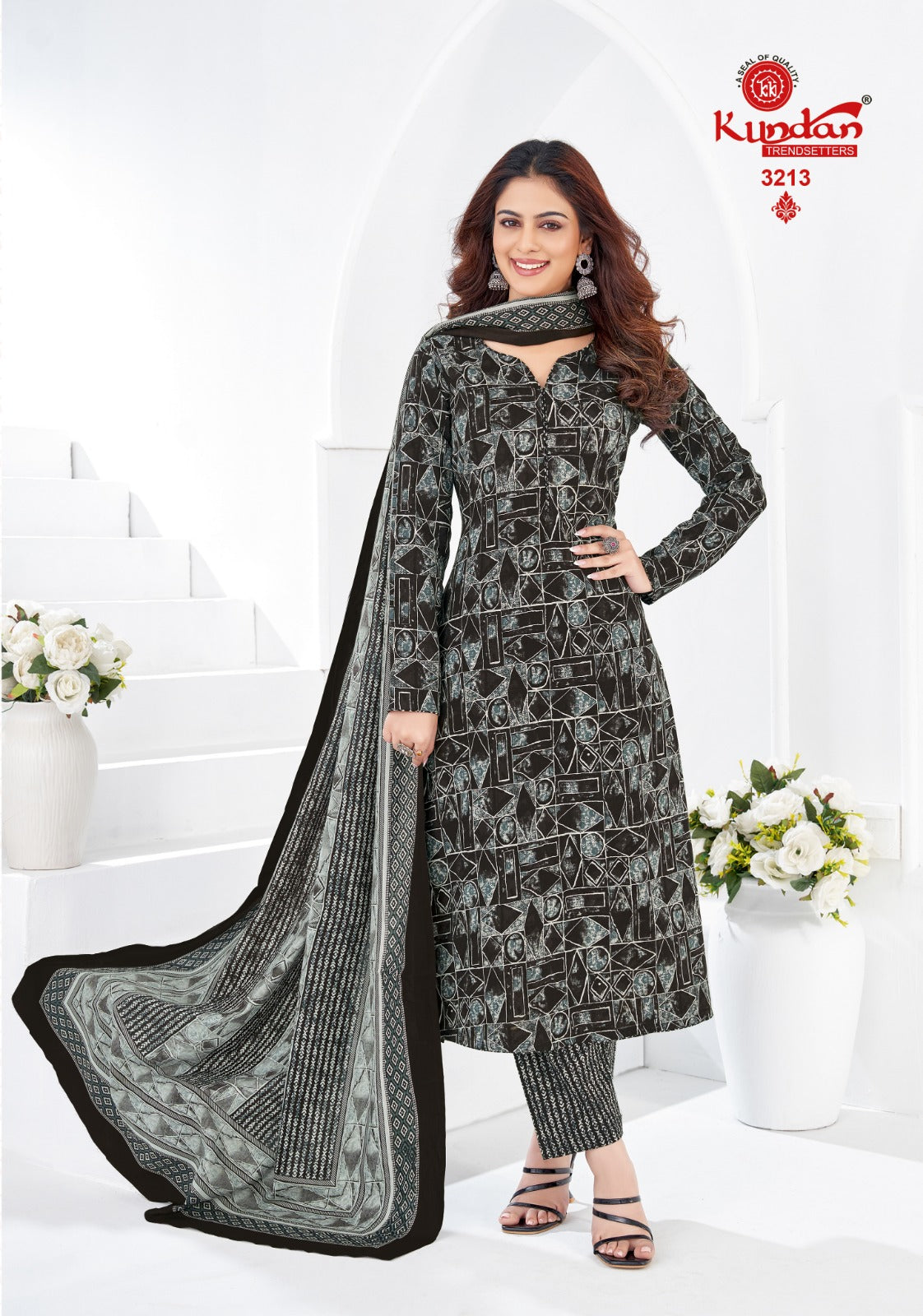K4U Vol 32 Kundan Cotton Dress Material Wholesaler India