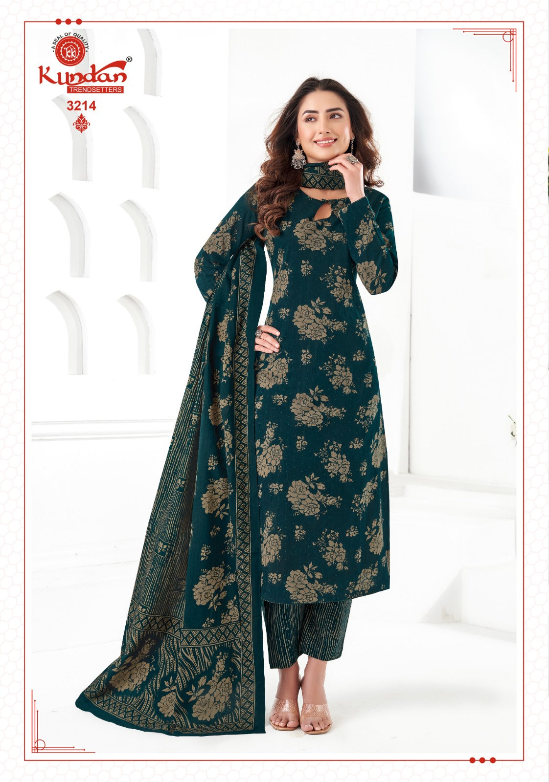 K4U Vol 32 Kundan Cotton Dress Material Wholesaler India
