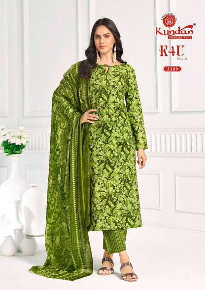 K4U Vol 33 Kundan Pure Cotton Readymade Cotton Pant Suits Manufacturer