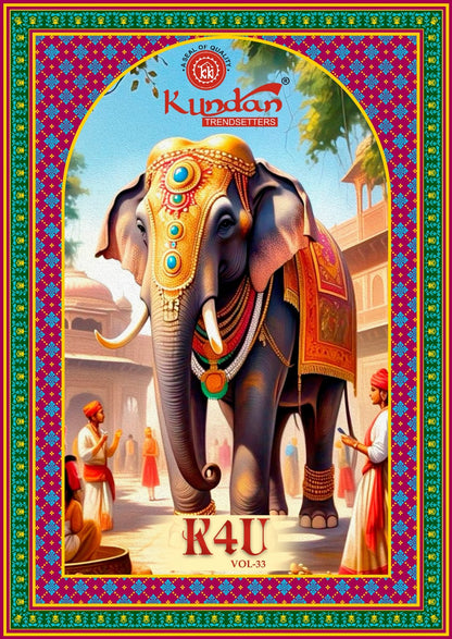 K4U Vol 33 Kundan Pure Cotton Readymade Cotton Pant Suits Manufacturer