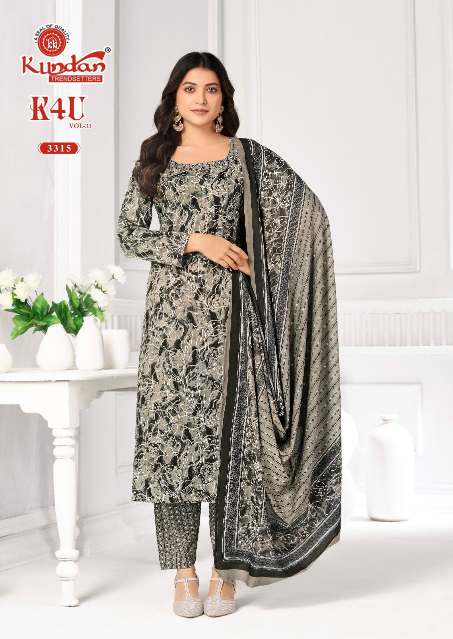 K4U Vol 33 Kundan Pure Cotton Readymade Cotton Pant Suits Manufacturer