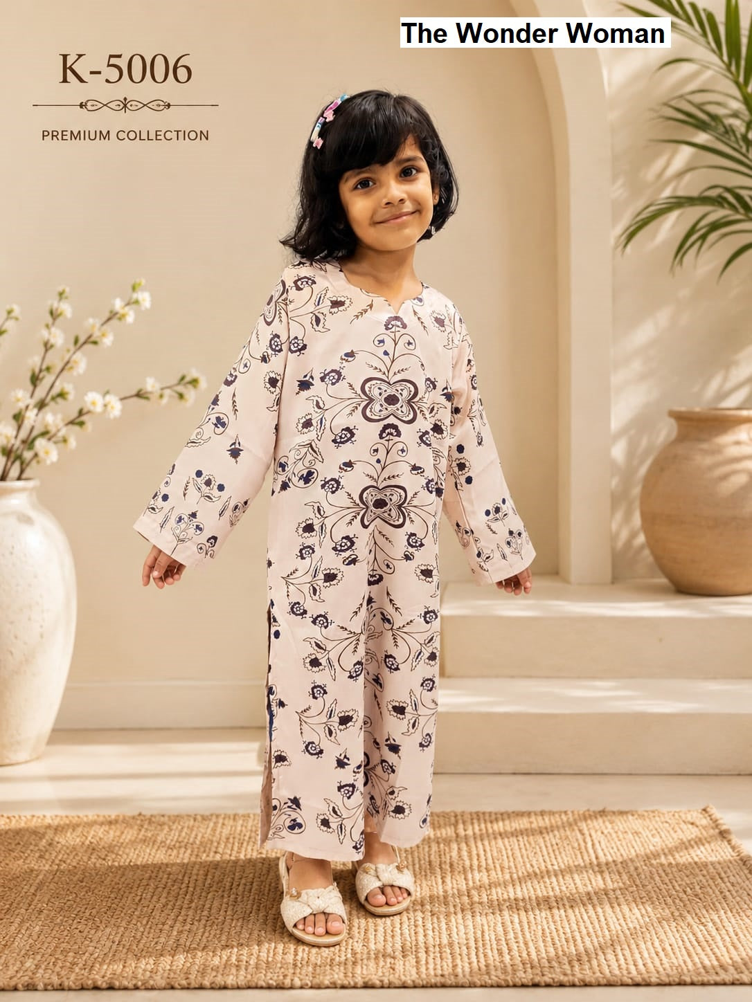 K 5003 To 5008 The Wonder Woman Mal Satin Girls Kaftan Manufacturer Gujarat