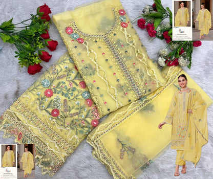 K 5206 Shree Fabs Organza Pakistani Salwar Suits Wholesale Price