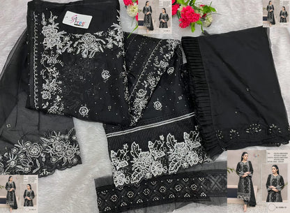K 5306 Shree Fabs Organza Pakistani Salwar Suits Supplier Ahmedabad