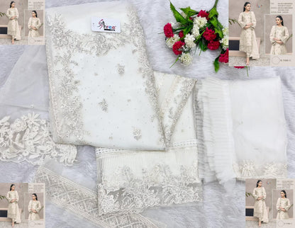 K 5306 Shree Fabs Organza Pakistani Salwar Suits Supplier Ahmedabad