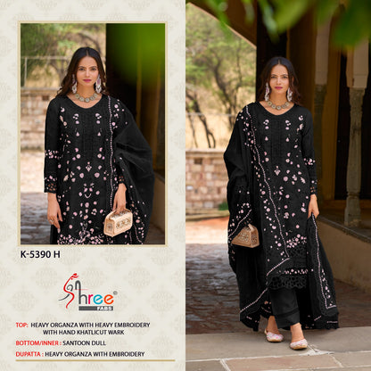 K 5390 Efgh Shree Fabs Organza Pakistani Salwar Suits Wholesale Price