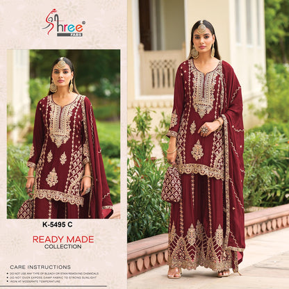 K 5495 Shree Fabs Airtex Pakistani Readymade Suits Exporter India