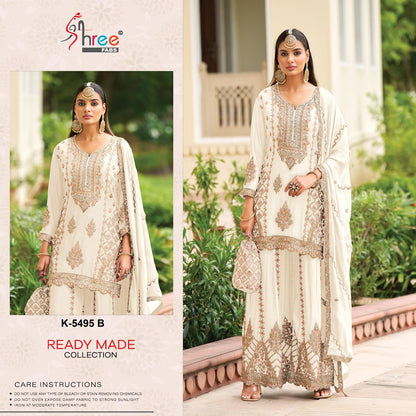 K 5495 Shree Fabs Airtex Pakistani Readymade Suits Exporter India