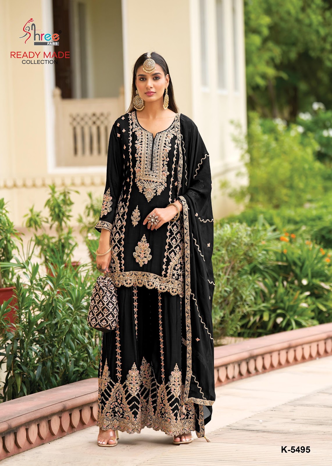 K 5495 Shree Fabs Airtex Pakistani Readymade Suits Exporter India