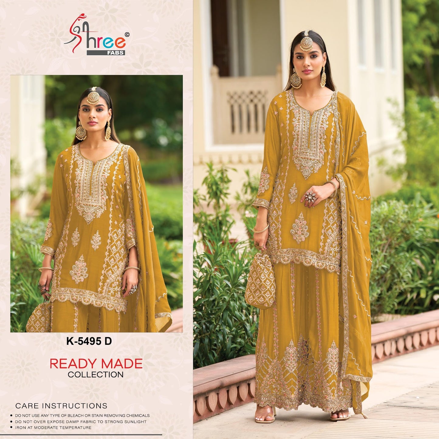 K 5495 Shree Fabs Airtex Pakistani Readymade Suits Exporter India