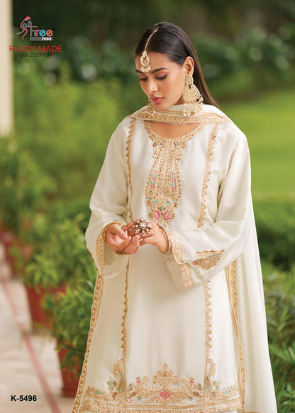 K 5496 Shree Fabs Airtex Pakistani Readymade Suits Supplier Gujarat
