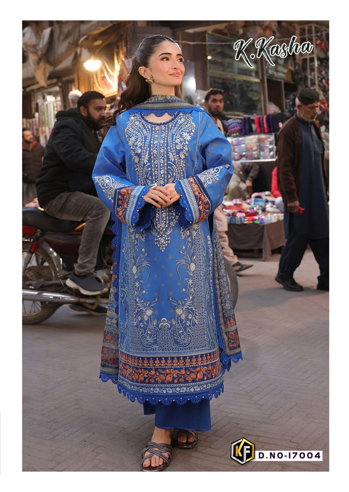 K Kasha Vol 17 Heavy Cotton Luxury Collection Keval Fab Karachi Readymade Suits Manufacturer Ahmedabad