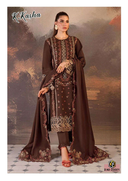 K Kasha Vol 20 Keval Fab Cotton Karachi Readymade Suits Wholesaler Gujarat