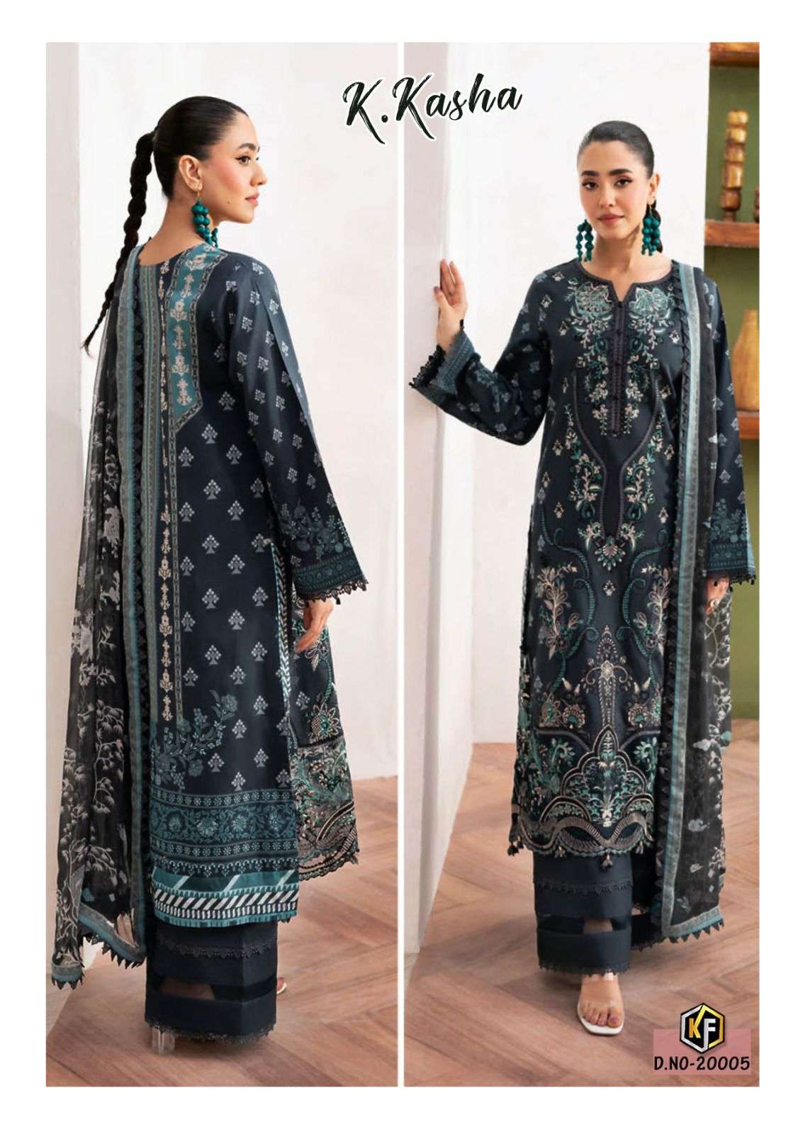 K Kasha Vol 20 Keval Fab Cotton Karachi Readymade Suits Wholesaler Gujarat