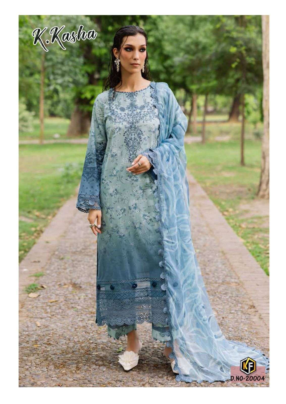 K Kasha Vol 20 Keval Fab Cotton Karachi Readymade Suits Wholesaler Gujarat