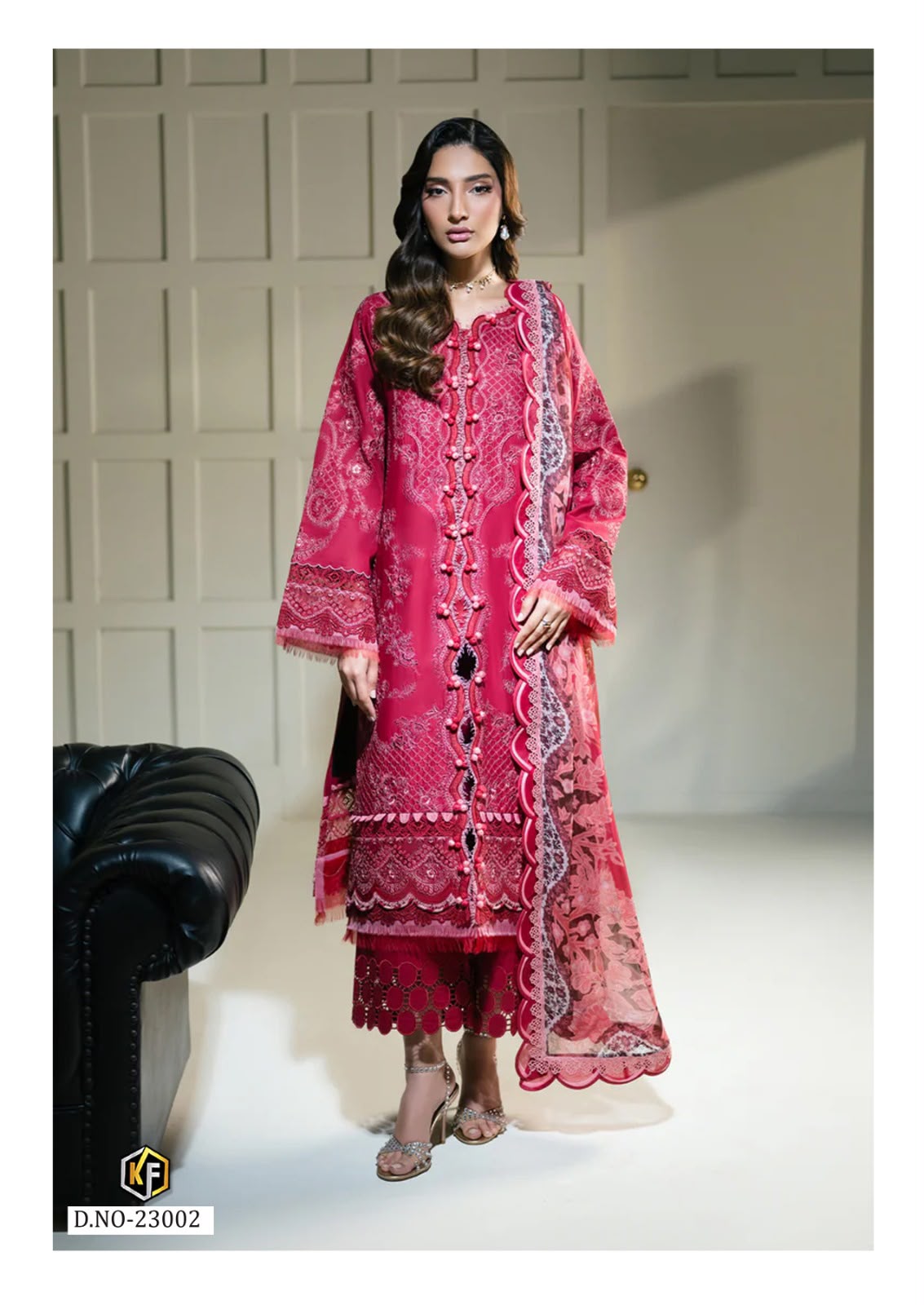 K Kasha Vol 23 Keval Fab Mix Cotton Karachi Salwar Suits Manufacturer Ahmedabad