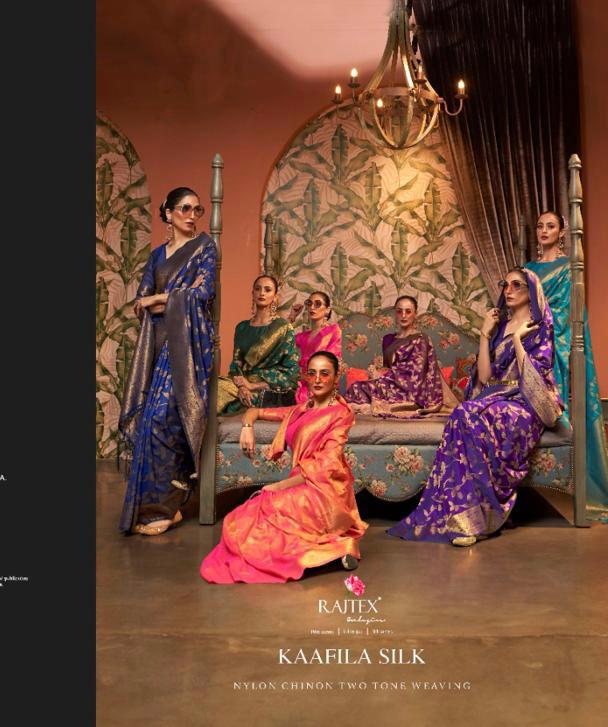 Kaafila Rajtex Chinnon Sarees Exporter