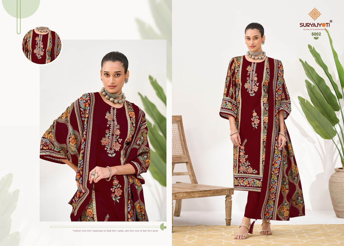 Kaamini Vol 5 Suryajyoti Jam Satin Pant Style Suits Exporter Ahmedabad