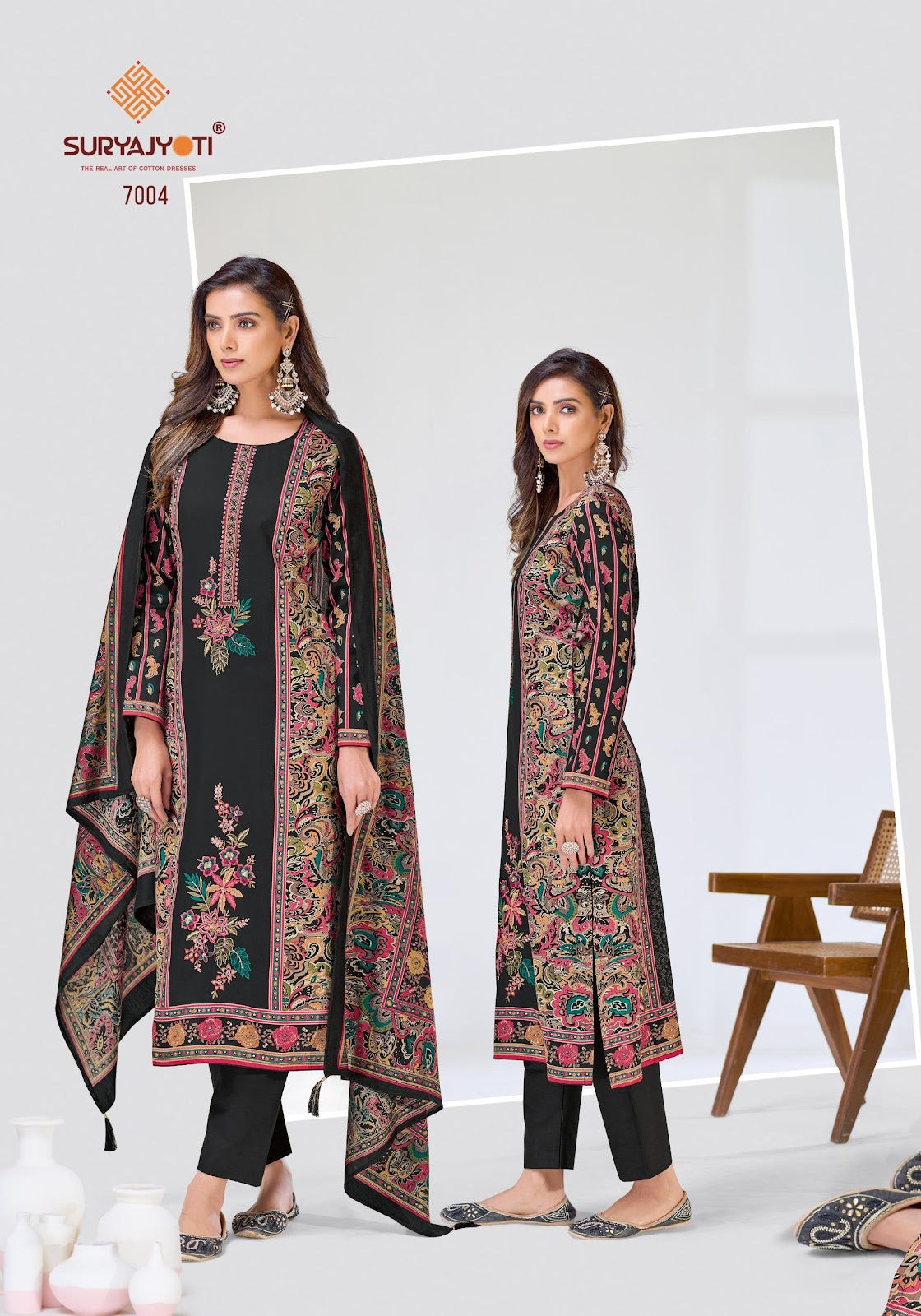 Kaamini Vol 7 Suryajyoti Jaam Satin Pant Style Suits Exporter Ahmedabad