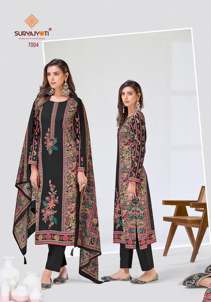 Kaamini Vol 7 Suryajyoti Jaam Satin Pant Style Suits Exporter Ahmedabad