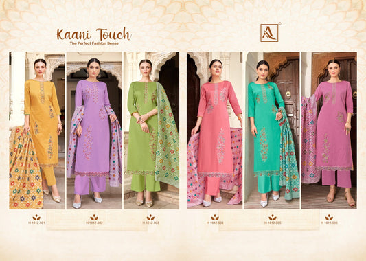Kaani Touch Alok Zam Cotton Pant Style Suits Supplier Gujarat