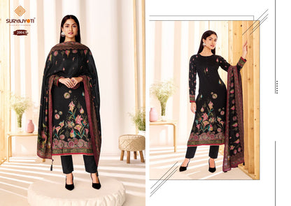 Kaara Advance Vol 2 Suryajyoti Jam Satin Pant Style Suits Manufacturer