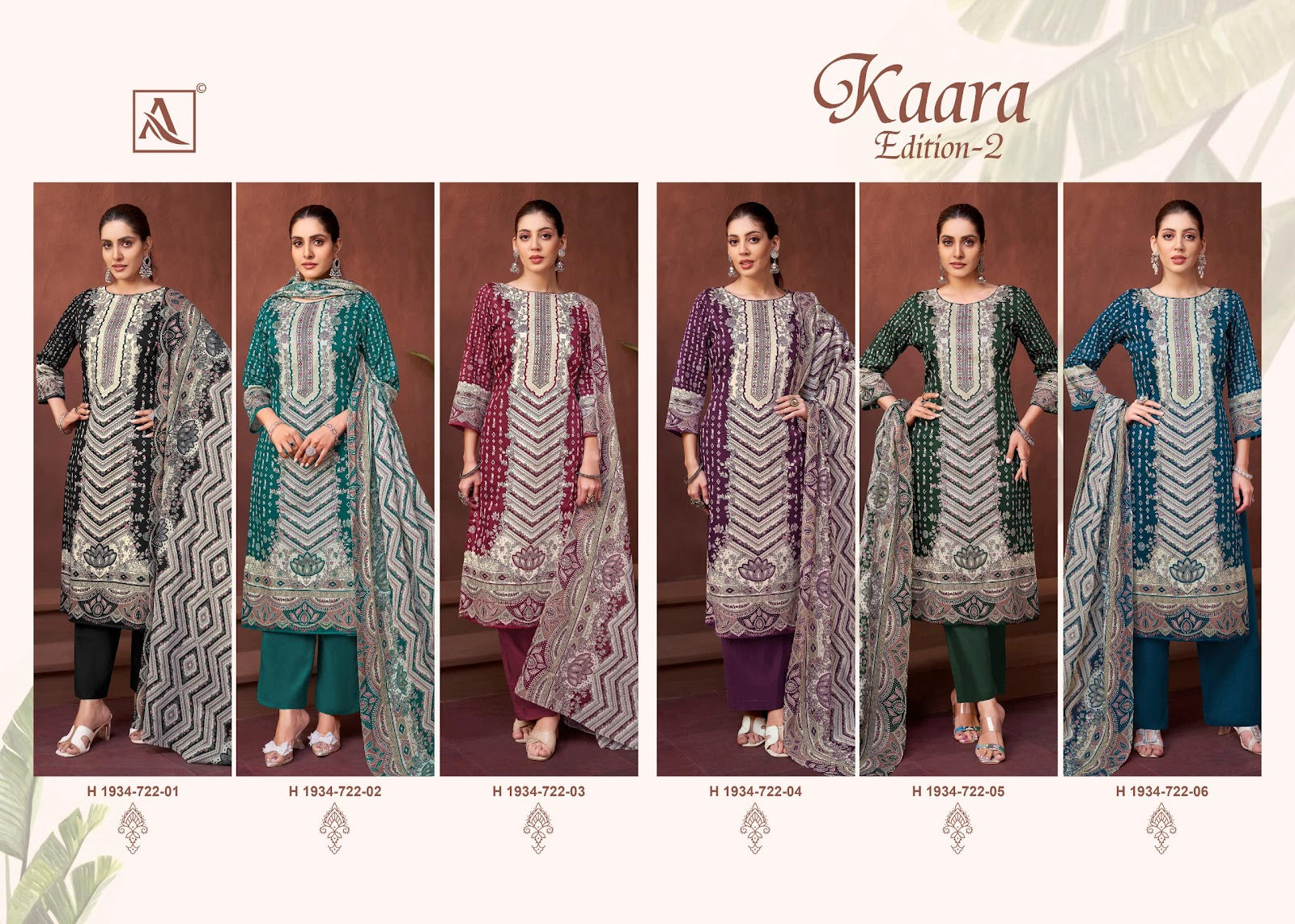 Kaara Edition 2 Alok Pure Zam Karachi Salwar Suits Manufacturer Gujarat