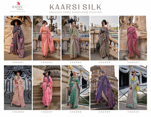 Kaarsi Rajtex Organza Sarees Supplier