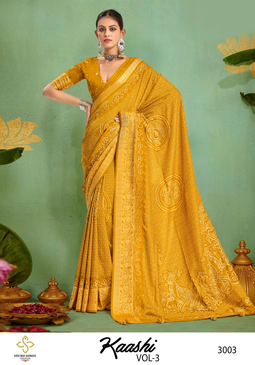 Kaashi Vol 3 Shubh Shree Jacquard Sarees Exporter