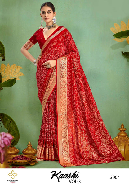 Kaashi Vol 3 Shubh Shree Jacquard Sarees Exporter