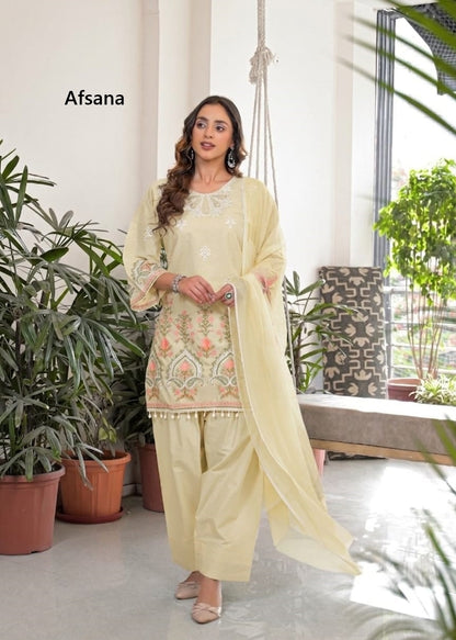 Kaavya Farshi Afsana Cotton Pakistani Readymade Suits Supplier Gujarat