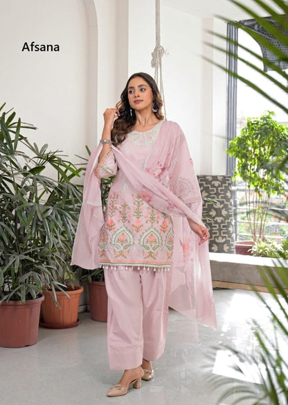 Kaavya Farshi Afsana Cotton Pakistani Readymade Suits Supplier Gujarat