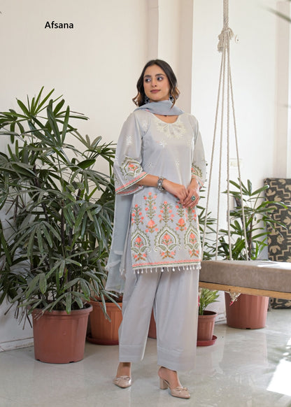 Kaavya Farshi Afsana Cotton Pakistani Readymade Suits Supplier Gujarat