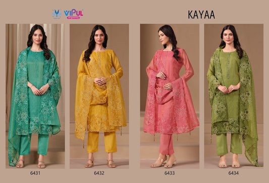 Kaaya Vipul Pant Style Suits Manufacturer Ahmedabad