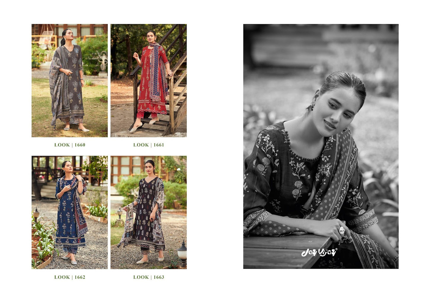 Kabeera Jay Vijay Pure Muslin Pant Style Suits Wholesale