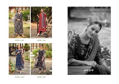 Kabeera Jay Vijay Pure Muslin Pant Style Suits Wholesale