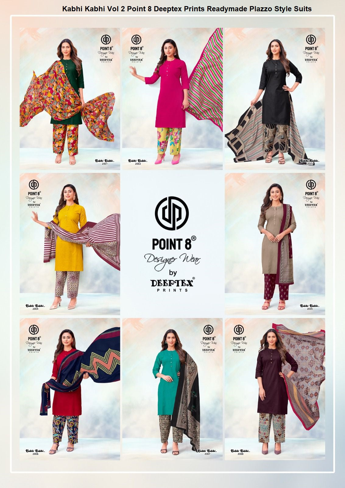 Kabhi Kabhi Vol 2 Point 8 Deeptex Prints Readymade Cotton Pant Suits Wholesaler India