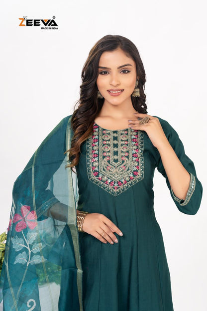 Kabira Zeeva Vatican Readymade Anarkali Suits Supplier