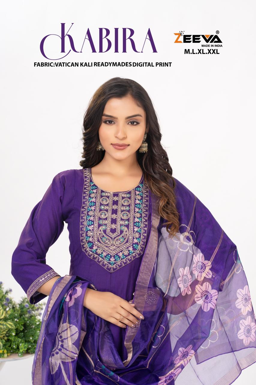 Kabira Zeeva Vatican Readymade Anarkali Suits Supplier