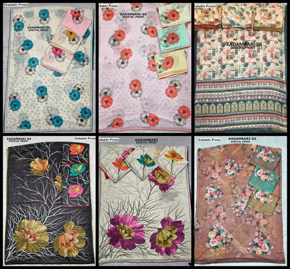 Kadambari Vallabhi Prints Sarees Wholesaler