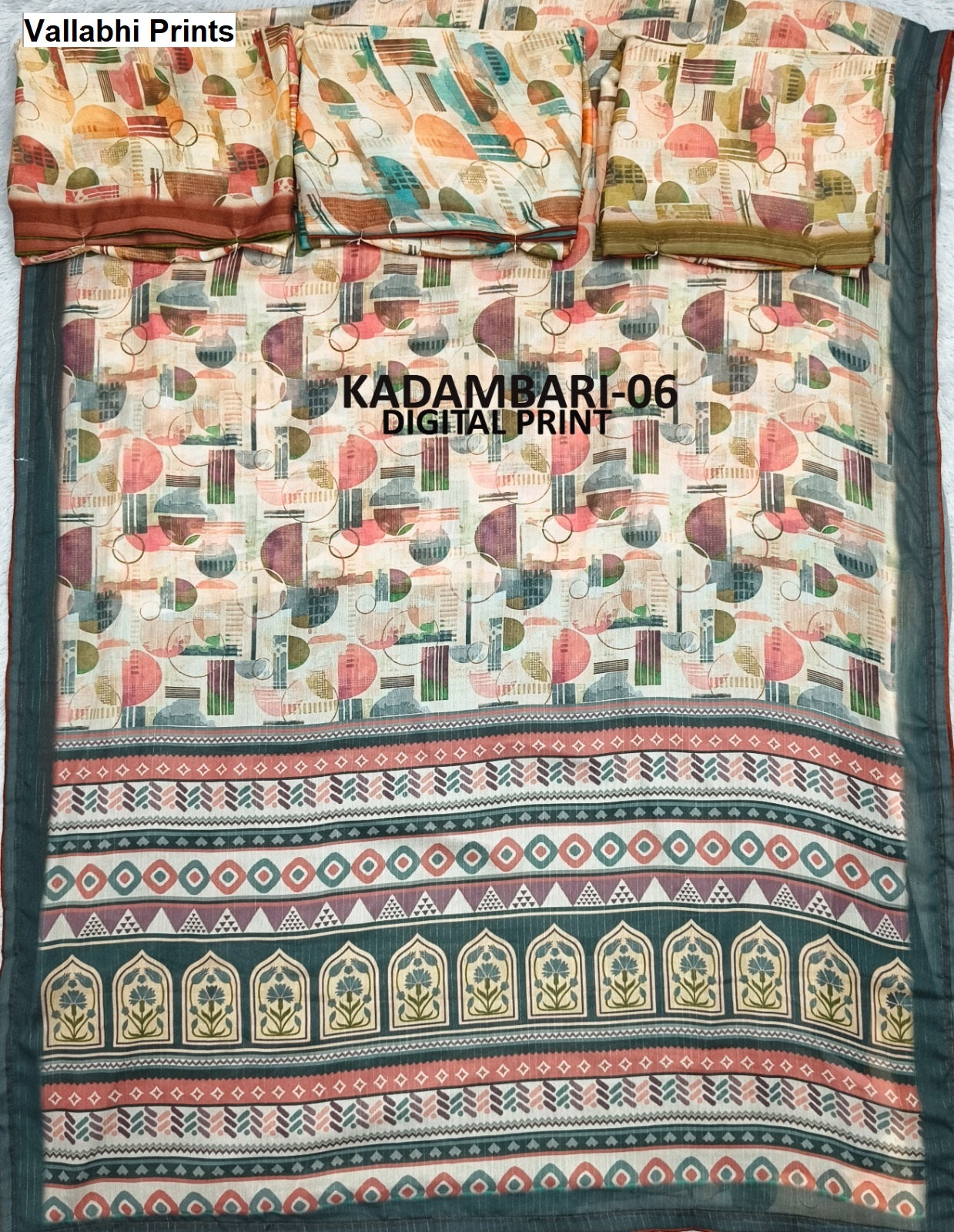 Kadambari Vallabhi Prints Sarees Wholesaler