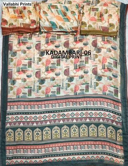 Kadambari Vallabhi Prints Sarees Wholesaler