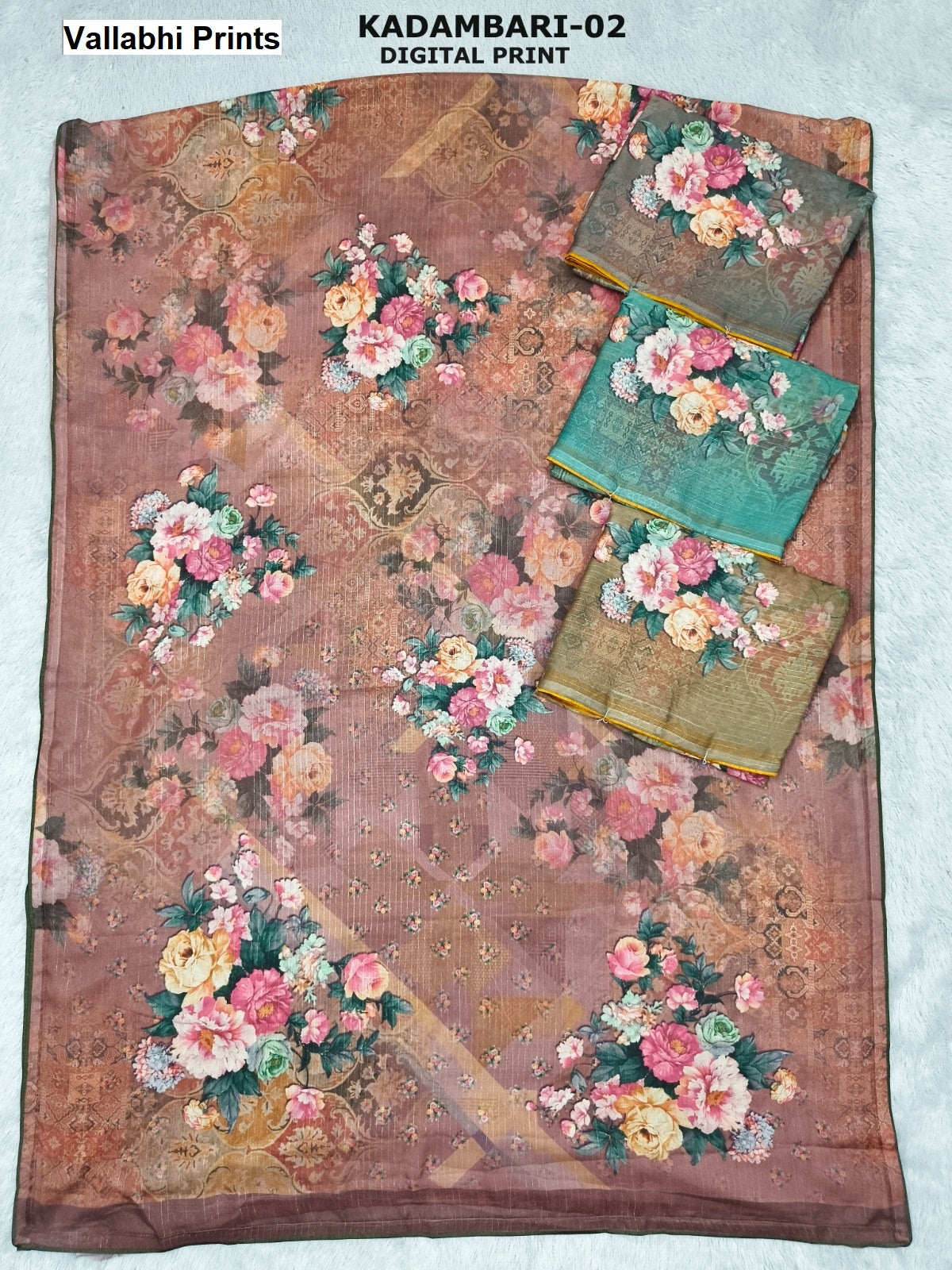 Kadambari Vallabhi Prints Sarees Wholesaler