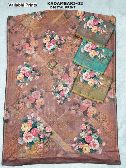 Kadambari Vallabhi Prints Sarees Wholesaler