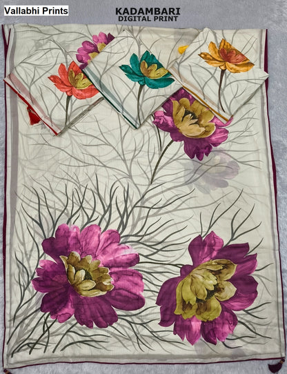 Kadambari Vallabhi Prints Sarees Wholesaler