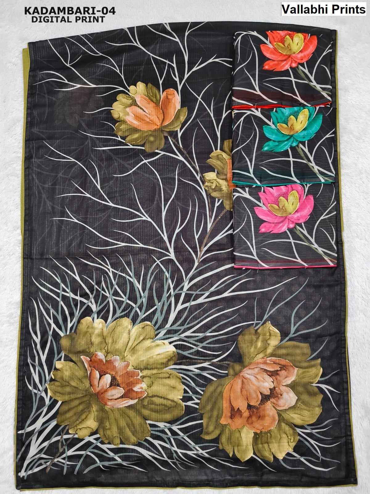Kadambari Vallabhi Prints Sarees Wholesaler