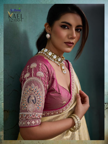 Kael Rare Sethnic Tissue Sarees Wholesaler Gujarat