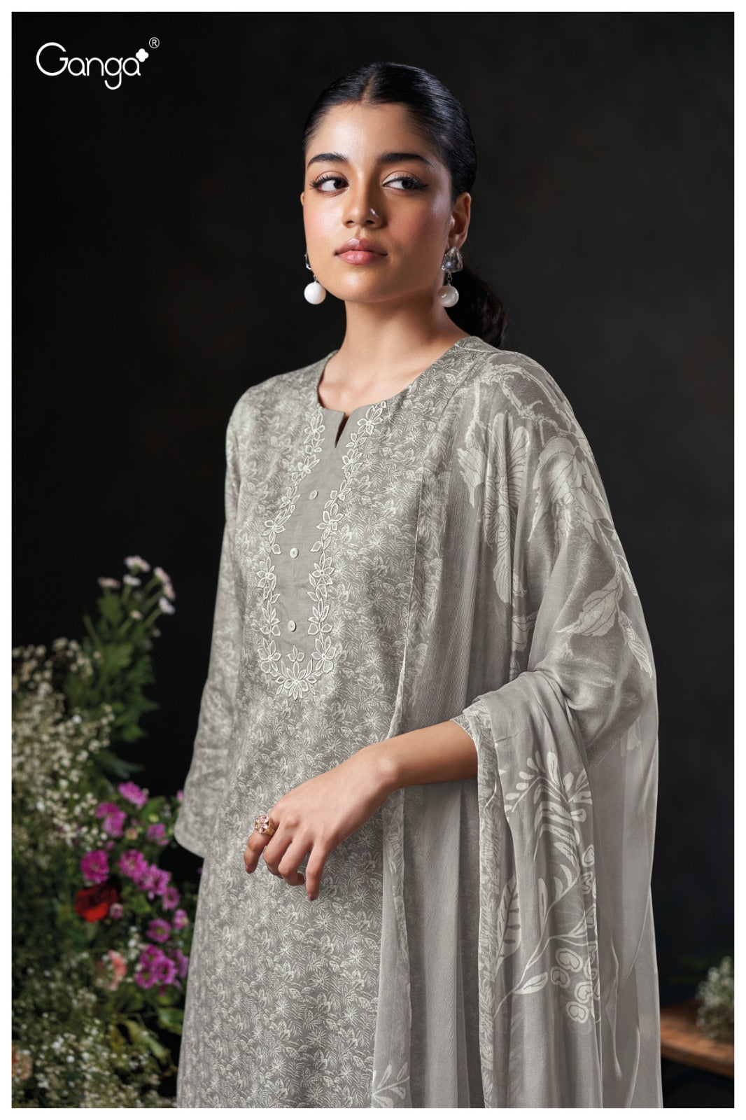 Kaelani 3830 Ganga Premium Cotton Pant Style Suits Wholesale Price