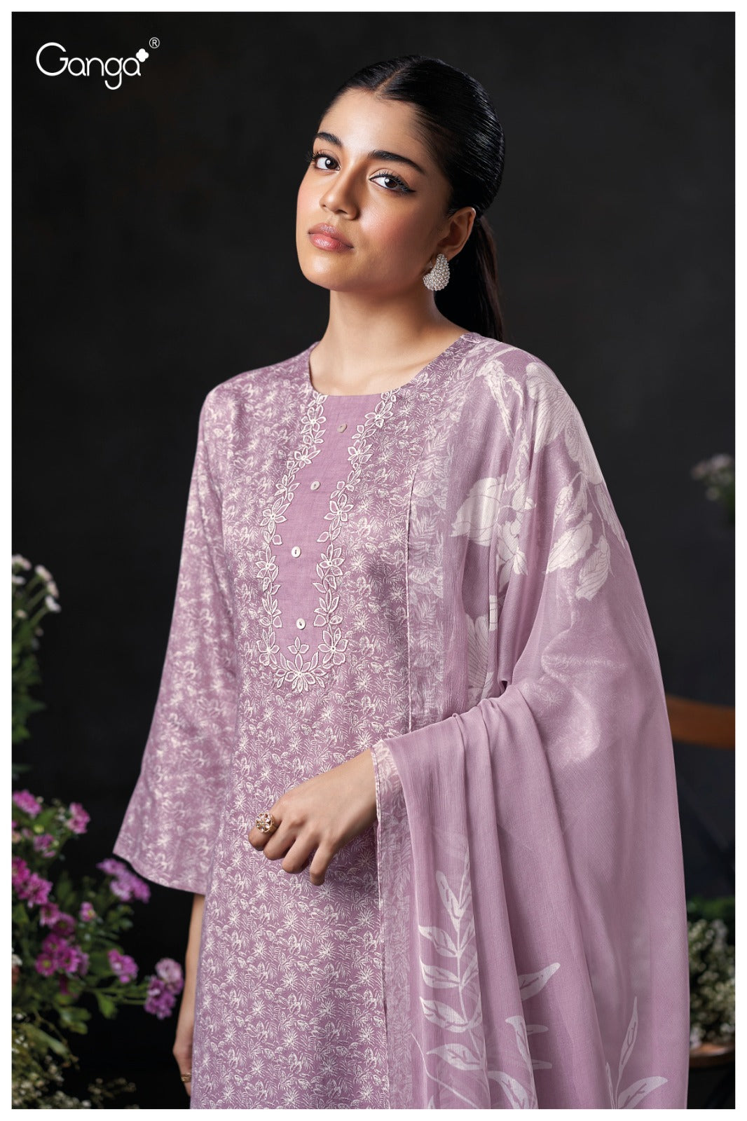 Kaelani 3830 Ganga Premium Cotton Pant Style Suits Wholesale Price