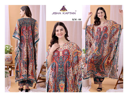 Kaftan Style 2005 Jelite Silk Co Ord Set Supplier India